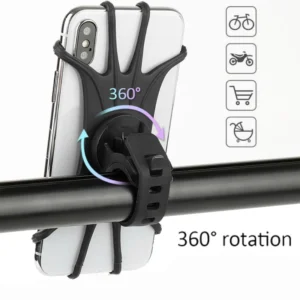 Telefoon Houder Fiets - Iphone - Siliconen 360 Graden - Draaibaar