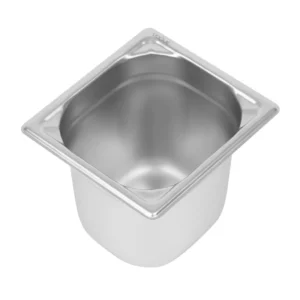 RVS GN 1/6 bak 150mm - Gastronoom bak 1/6