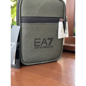 Emporio Armani BAG green khaki polyester 12 cm x 16 cm