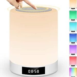 Bedlamp MP3 muziekspeler -FM Radio - Dimbare Verlichting